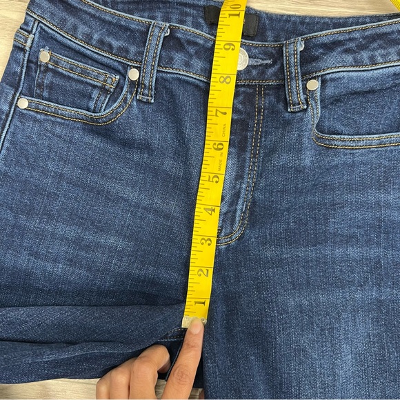 Quince Stretch High Rise Wide Leg 32” in Blue Dark Wash Size 26 - Picture 9 of 11